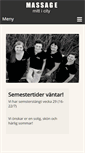 Mobile Screenshot of massagemitticity.se